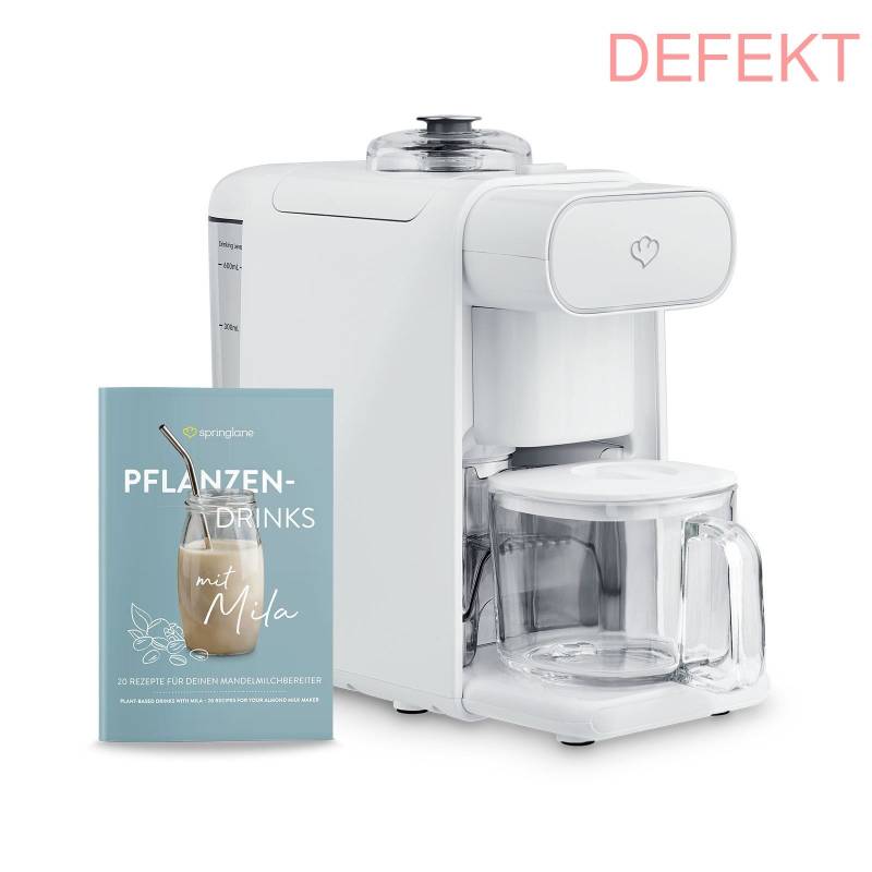 D-Ware Springlane Mandelmilchbereiter Mila Mini Pflanzenmilchbereiter Defektware D-Ware Springlane Mandelmilchbereiter Mila Mini Pflanzenmilchbereiter Defektware von Springlane