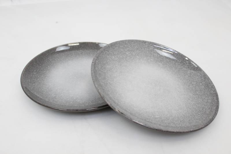 Springlane Frühstücksteller Misty Cliff 2er-Set Teller Speiseteller Ø 20 cm Grau von Springlane