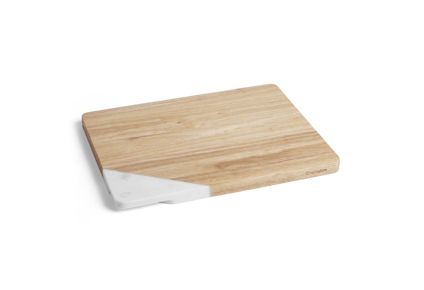Springlane Schneidebrett & Servierbrett - Kautschukholz & Marmor - verschiedene Ausführungen, Kautschukholz Marmor, großes Schneidebrett 43 x 32 x 2,5 cm, messerschonend Springlane Schneidebrett & Servierbrett - Kautschukholz & Marmor - verschiedene Ausführungen, Kautschukholz Marmor, großes Schneidebrett 43 x 32 x 2,5 cm, messerschonend von Springlane