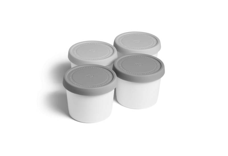 Springlane Thermobehälter für Speiseeis, verschiedene Variationen, Kunststoff (BPA frei), 2er-Set Grau, 400 ml, doppelwandig von Springlane