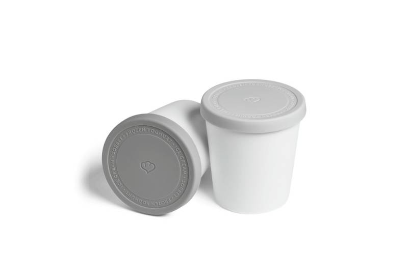 Springlane Thermobehälter für Speiseeis, verschiedene Variationen, Kunststoff, 2er-Set Grau, 1 Liter, doppelwandig Springlane Thermobehälter für Speiseeis, verschiedene Variationen, Kunststoff, 2er-Set Grau, 1 Liter, doppelwandig von Springlane