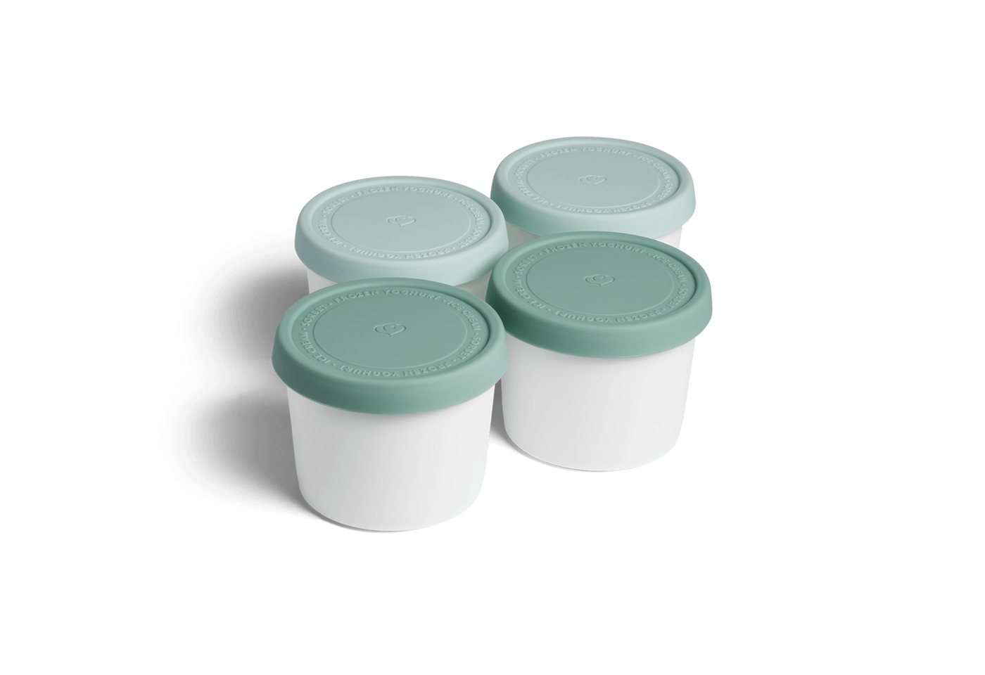 Springlane Thermobehälter für Speiseeis, verschiedene Variationen, Kunststoff, 4er-Set Grau, 400 ml, doppelwandig Springlane Thermobehälter für Speiseeis, verschiedene Variationen, Kunststoff, 4er-Set Grau, 400 ml, doppelwandig von Springlane