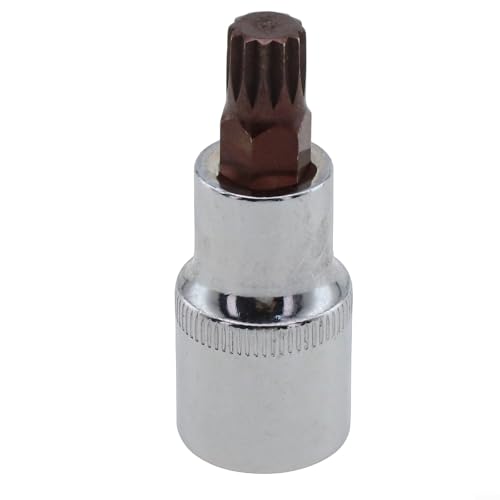 1 x Torx-Schraubendreher-Bit, zuverlässiges Werkzeug aus legiertem Stahl für M5-Schrauben mit 1/2-Zoll-Schnittstelle (10) von Springwillfly