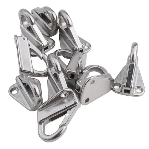10 x robuste Karabinerhaken aus 316 Edelstahl für robuste Nutzung 10 x robuste Karabinerhaken aus 316 Edelstahl für robuste Nutzung von Springwillfly
