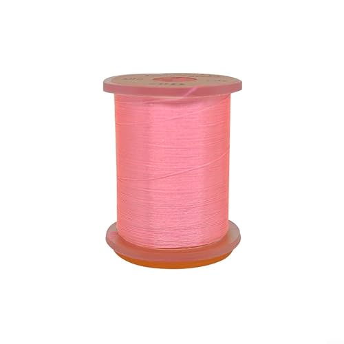 100 m zum Fliegenbinden, 70D Dichte, fluoreszierendes Nylon für verbessertes Angelerlebnis (fluoreszierendes Rosa) von Springwillfly