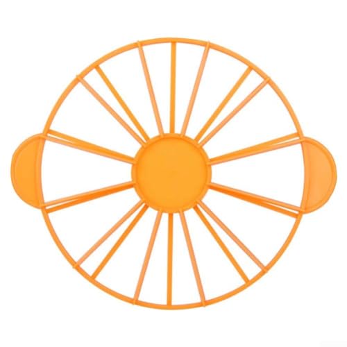 12 Portionenteiler Kuchenschneider zum Backen, hergestellt zum gleichmäßigen Schneiden von Kuchen mit doppelseitigem Design für effektives Portionieren (orange) von Springwillfly