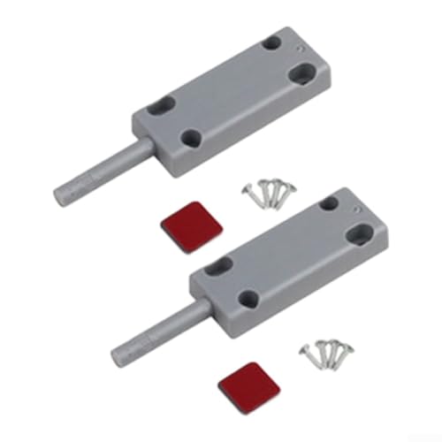 2 Magnetschnäpper mit Schrauben für mehr Komfort im täglichen Gebrauch (grau) von Springwillfly