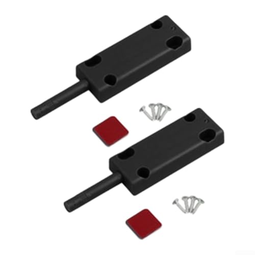 2 Magnetschnäpper mit Schrauben für mehr Komfort im täglichen Gebrauch (schwarz) von Springwillfly