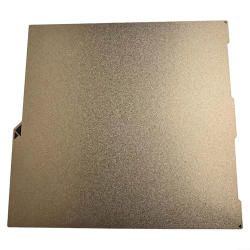 2-seitige Bauplatte 256 x 268 mm für Kobra3 flexibler Federstahl mit hervorragender Haftung für 3D-Druck (B) von Springwillfly