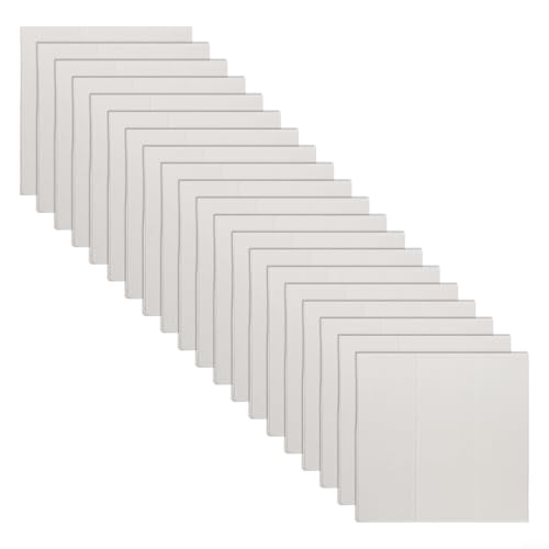20 PCS Stone Brick 3D Wall Stickers Soft Foam Panels for Wall Decoration and Collision Protection at Home (White) von Springwillfly