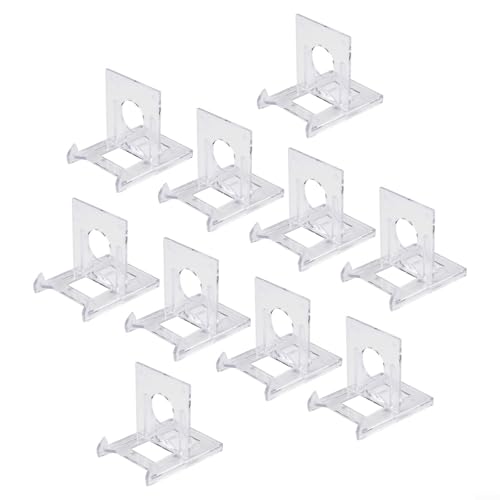 210 Stück transparente Acryl-Präsentationsständer zum Präsentieren von Kunst, Schmuck und mehr (10 Stück) von Springwillfly