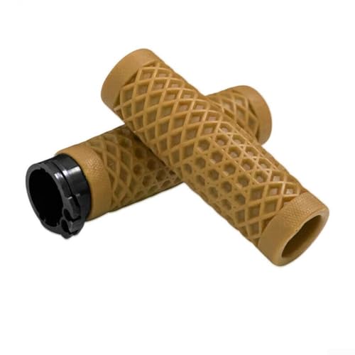 25 mm Motorradgriffe, angenehme Haptik und starker Griff für Honda und Suzuki (gelb) von Springwillfly