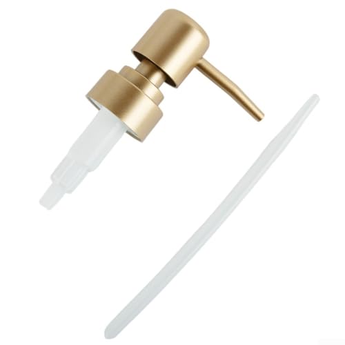 28/400 Thread Lotion Pumpkopf Smooth Dosierung für Bad und Dusche Produkte (Pearl Gold) von Springwillfly