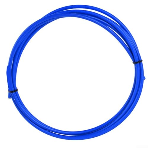 3 Meter langer Fahrrad-Bremskabelschlauch mit faltbarem Rennrad-Schaltzugschlauch aus PVC für reibungslose Gangschaltung und zuverlässigen Bremsschutz (Bremsschlauch blau) von Springwillfly