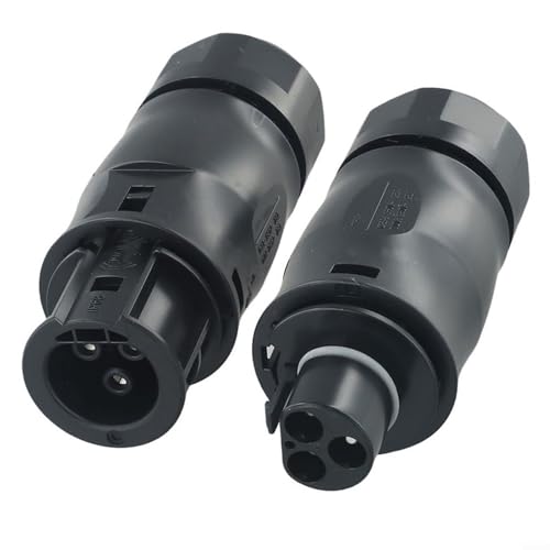 3-polige AC-Buchse/Buchse + Stecker, IP68 wasserdicht für Wechselrichter, zuverlässige Einrichtung 3-polige AC-Buchse/Buchse + Stecker, IP68 wasserdicht für Wechselrichter, zuverlässige Einrichtung von Springwillfly