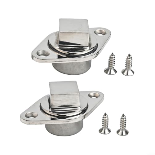316 Edelstahl Marine Grade Boot Drainage Loch 2 Pack mit O-Ring und Verschlüssen für zuverlässige maritime Nutzung von Springwillfly