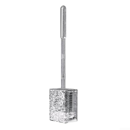 360-Grad-Reinigungs-WC-Bürste mit weichem TPR-Kopf, perfekt für umfassende Badezimmer-Hygiene (Silber) von Springwillfly