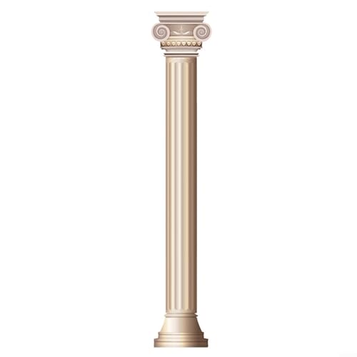 3D Römische Säule Dekorative Wandaufkleber Wasserdichtes PVC-Material, für Zuhause und Büro Hintergrund Dekoration (LMZ-004) von Springwillfly
