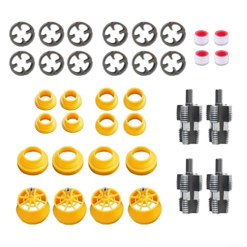 4 Sets PVC-Rohreinfädelwerkzeug, perfekt für 4- und 6-Punkt-Wasserrohre, entworfen für Effizienz und Haltbarkeit von Springwillfly