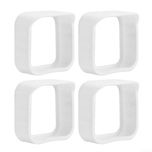 4 Silikon Kamera Schutzabdeckungen für NewBlink Outdoor Türklingel Kameras, wasserdicht und schneefest zur Gerätestabilität (Weiß) von Springwillfly