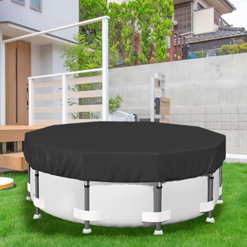 420D Oxford für oberirdische Poolabdeckung, effektive Laub- und Schmutzprävention im Winter (94 L x 94 W) von Springwillfly