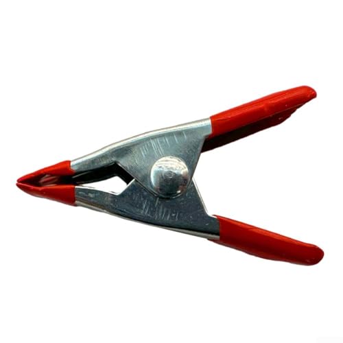 5,1 cm Federklemmen Metallkonstruktion für Holzbearbeitung und Fotografie, starker Halt für sichere Verwendung und Unterstützung (rot) von Springwillfly