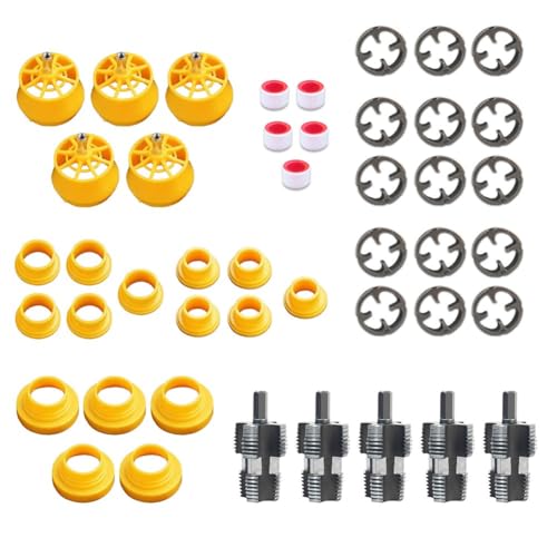 5-teiliges elektrisches Lochöffner und Wasserrohreinfädler-Set für 4- und 6-Punkt-PVC-Rohre von Springwillfly
