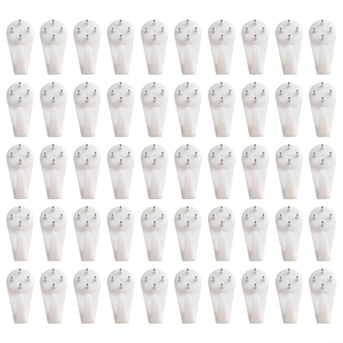 50 Wandhaken für Bilder, sicheres Aufhängen von Fotos, Spiegeln und Organisationsgegenständen (L ) von Springwillfly