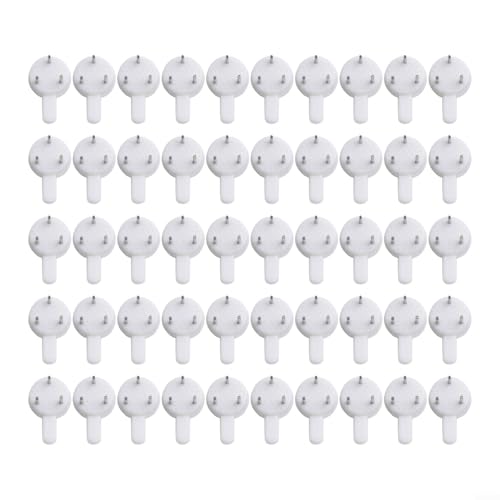 50 Wandhaken für Bilder, sicheres Aufhängen von Fotos, Spiegeln und Organisationsgegenständen (S) von Springwillfly