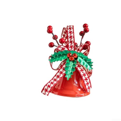 7pcs Christmas Bow Bell Pendant for tree decoration, for holiday home displays and seasonal wind chime arrangements 7pcs Christmas Bow Bell Pendant for tree decoration, for holiday home displays and seasonal wind chime arrangements von Springwillfly