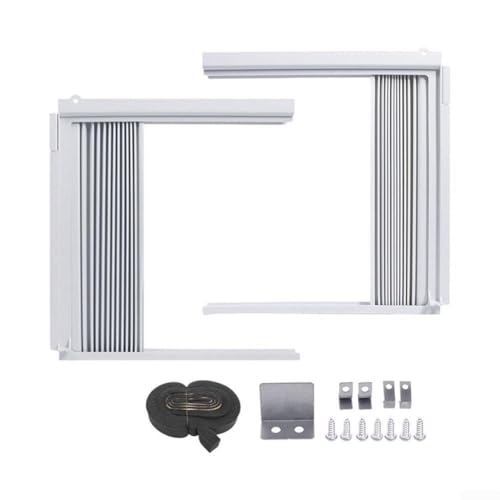AC-Seitenteile mit Rahmen verbessern die Leistung und Effizienz Ihrer Fenster-Klimaanlage (291 x 323 mm) von Springwillfly