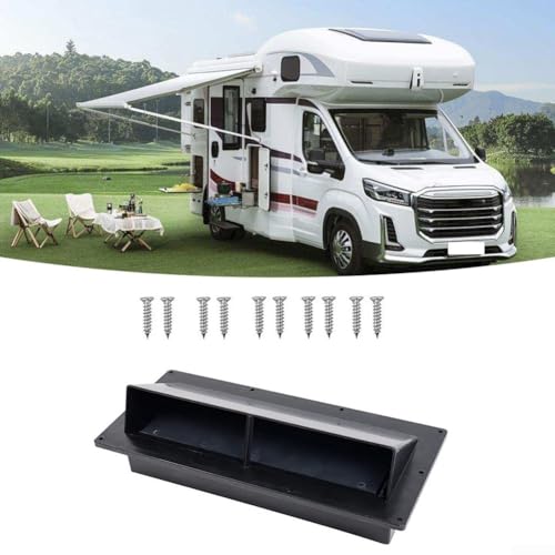 Abdeckung für Wohnmobil-Lüftungshaube, optimiertes Design, um Koch- und Insektenschutz effektiv zu entfernen (schwarz) von Springwillfly
