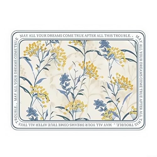 Abtropfmatte für die Küche, 40 x 50 cm, mit saugfähigen Eigenschaften und schneller Drainage für den täglichen Gebrauch (blau) von Springwillfly