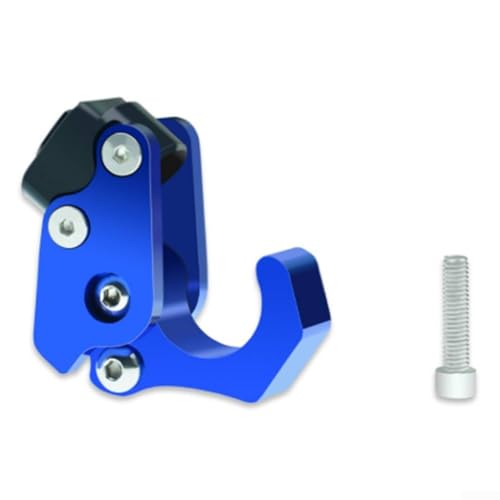 Aluminium-Motorrad-Helmhalter mit Klauenhaken-Design für sichere Aufbewahrung und einfachen Austausch an Motorrädern und Rollern (blau) von Springwillfly