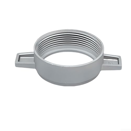 Aluminium-Rohrverbinder mit Gummidichtung für Wasserpumpen, kompatibel mit Muttern und mehreren geraden Rohrgrößen (5,1 cm Mutter) von Springwillfly