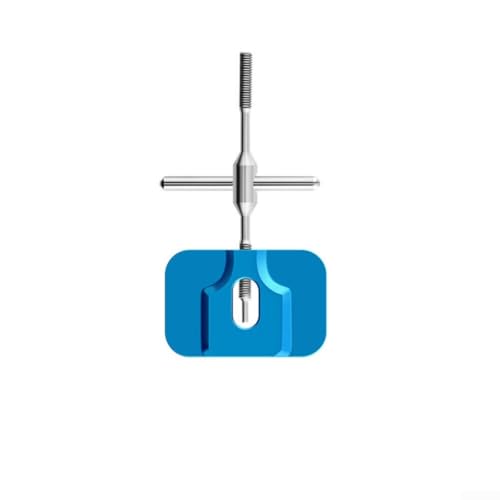 Angelrollen-Werkzeug-Set aus Aluminiumlegierung mit Stiftentferner, Mutternschlüssel und Lagerentfernungswerkzeug in stoßfester Aufbewahrungsbox (blau) von Springwillfly