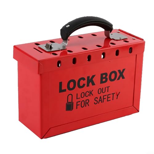 Aufbewahrungsbox mit Schlüsselschlitz und Sichtlöchern, entworfen für bis zu 12 Vorhängeschlösser sicher Aufbewahrungsbox mit Schlüsselschlitz und Sichtlöchern, entworfen für bis zu 12 Vorhängeschlösser sicher von Springwillfly
