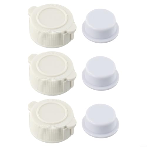 Auspuffventilkappe und Unterlegscheibe für Intex Pools Zuverlässiger Ersatz für Pool-Ablaufteile (3 Sets) von Springwillfly