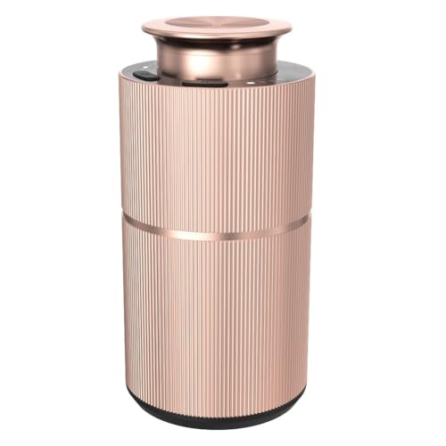 Auto-Diffusor mit wasserloser Zerstäubungstechnologie für ätherische Öle für leise und lang anhaltende Aromatherapie in Fahrzeugen oder Arbeitsbereichen (Gold) von Springwillfly