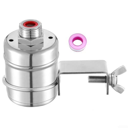 Automatischer Wasserstandsregler mit hochwertigem 304 Edelstahl-Kugelhahn für zuverlässiges Tank- und Wasserhahn-Wassermanagement (breiter Seitenclip) von Springwillfly