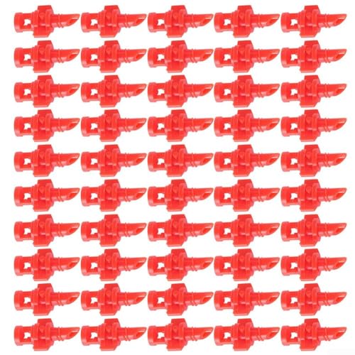 Bewässerungssprühdüsen für kleine Bäume, Gewächshäuser und landwirtschaftliche Nutzung (360 Grad), 50 Stück von Springwillfly