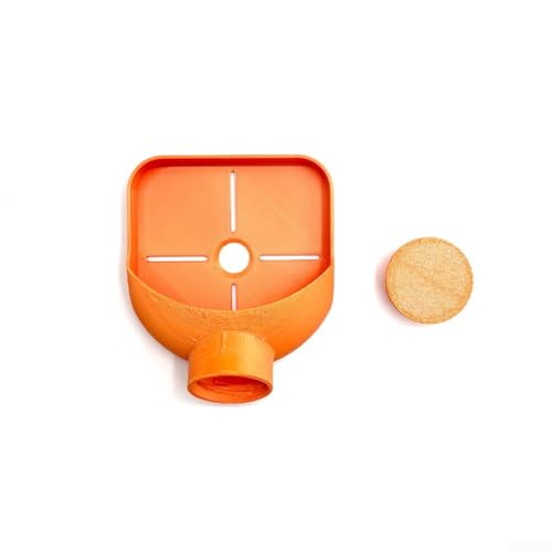 Bohrspänesammler für Kunststoffflaschen, einfache Reinigung während des Bohrens (orange) von Springwillfly