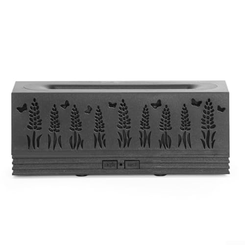 Breathe Easy Stylischer Aroma-Diffusor und Luftbefeuchter mit bezauberndem Schmetterlings-Motiv und sanfter Beleuchtung, 60 ml, Schwarz von Springwillfly