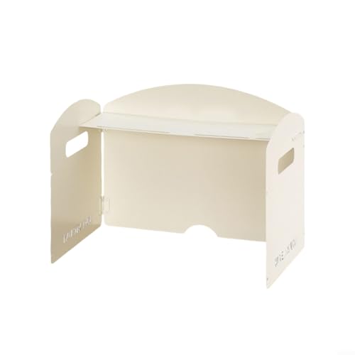Campsite Essential Compact Faltbare Windschutzscheibe zum Schutz vor Wind während des Kochens (3 Platten weiß) von Springwillfly
