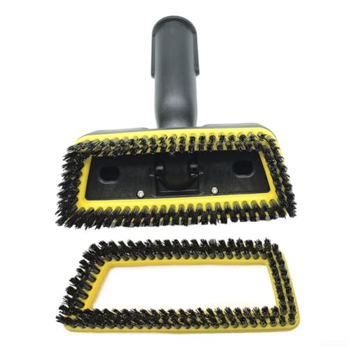 Dampfbürste für Kärcher SC1 5er Serie SC1 5 CTK1020 einfacher Austausch der Bürstenköpfe (schwarz + Ersatzbürste) von Springwillfly
