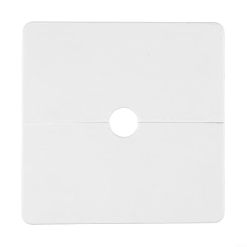 Dekorative ABS-Abdeckung für Wandlöcher zur Draht- und Rohrverdeckung (Typ 12 Silber) von Springwillfly