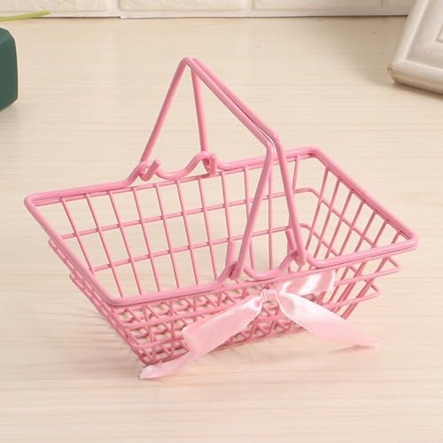 Dekorativer Mini-Korb für Kosmetik für Schreibtisch und Heimgebrauch (klein) von Springwillfly