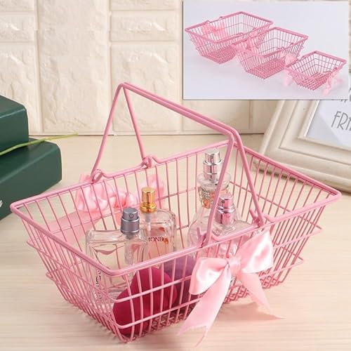 Dekorativer Mini-Korb für Kosmetik für Schreibtisch und Heimgebrauch (mittel) von Springwillfly