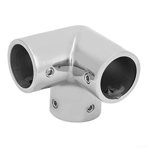 Edelstahl 316 Marine-Handlauf 90 Grad T-Ellenbogen-Rohrverschraubungen für zuverlässige Verbindungen unter rauen Marine- und Baubedingungen (25 mm) von Springwillfly