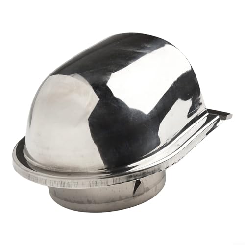 Edelstahl-Dunstabzugshaube für Wandluftauslässe, effizienter Luftstrom (100 mm) von Springwillfly